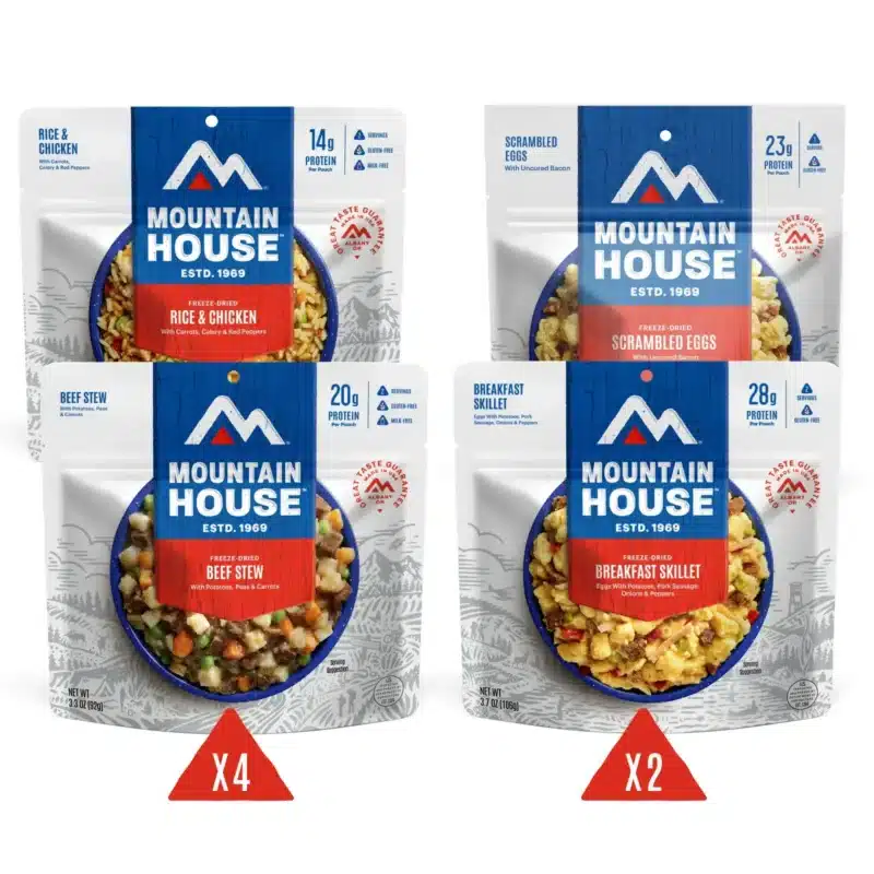 0081663-essential-assortment-bucket-pouches_5000x Mountain House Essential meal kit