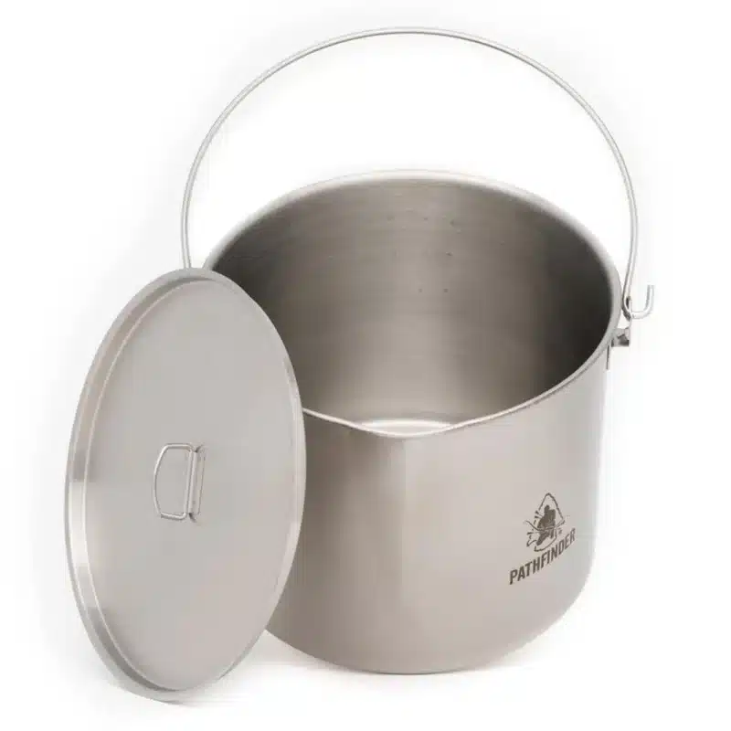 Pathfinder Stainless Steel 120oz Bush Pot Pathfinder Stainless Steel 120oz Bush Pot