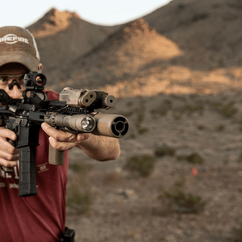 SureFire Warden in Dark Earth on AR Platform SureFire Warden in Dark Earth on AR Platform