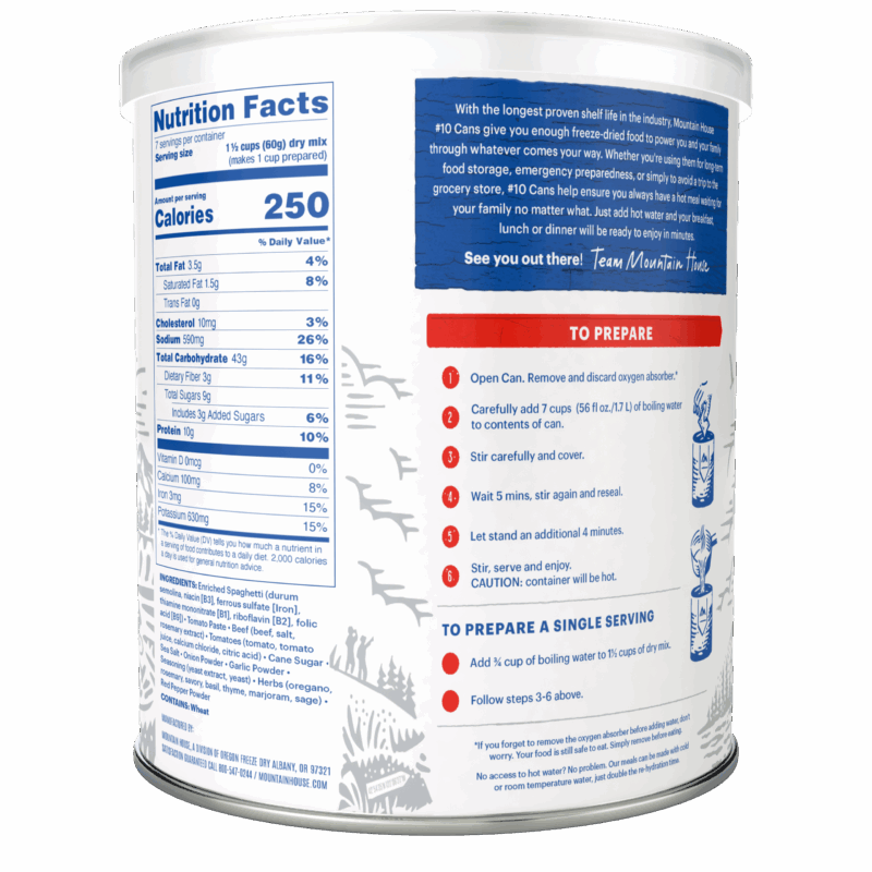 30210-MH-Spaghetti-Bk MOUNTAIN HOUSE #10 CAN