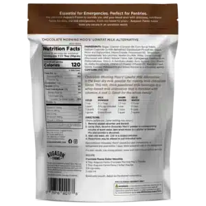 Augason Farms Morning Moo Chocolate Milk Alternative Pouch