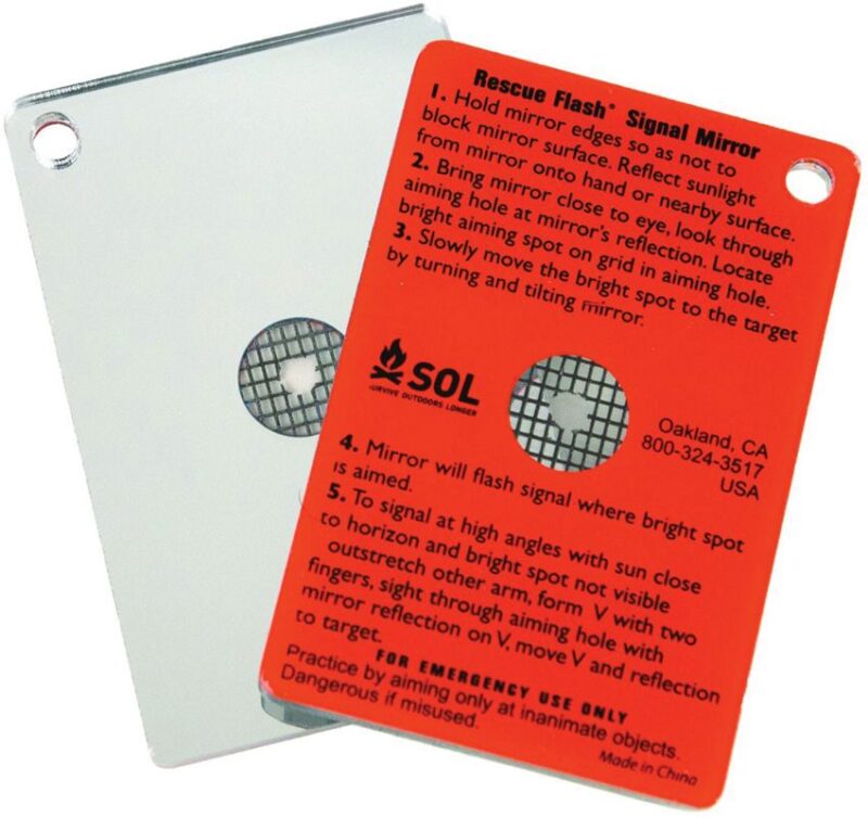 Adventure Medical SOL Rescue Floating Signal Mirror1 Adventure Medical SOL Rescue Floating Signal Mirror