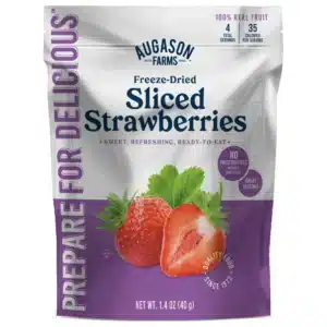 Augason Farms Freeze-Dried Strawberries – 1.4 oz Emergency Fruit Pouch