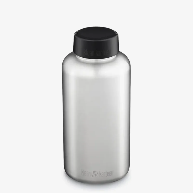 Klean Kanteen 64oz Wide Mouth Stainless Steel Water Bottle