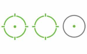 MRDS reticle green