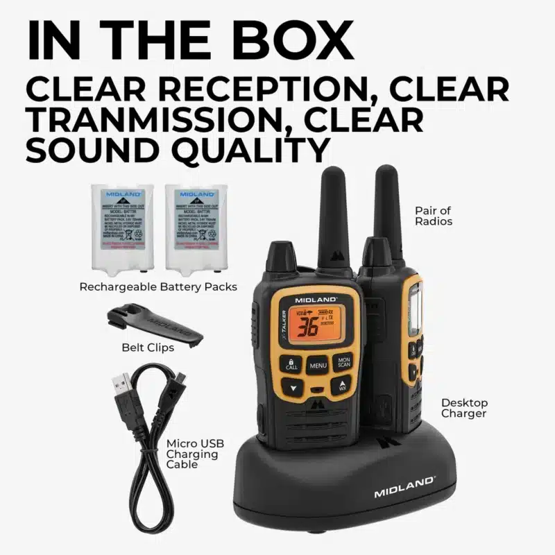 Midland T61 X-Talker® FRS Walkie Talkiee Midland T61 X-Talker® FRS Walkie Talkie