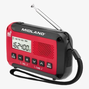 Midland® ER10 Portable Emergency Weather Alert Radio