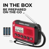 Midland® ER10 Portable Emergency Weather Alert Radio