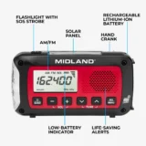 Midland® ER40 Portable Emergency Weather Alert Crank Radio