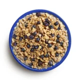 Mountain House granola with Milk and Blueberries