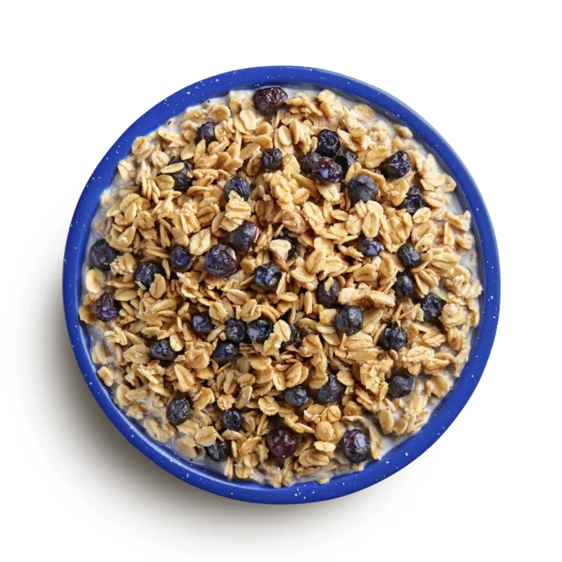 Mountain House granola with Milk and Blueberries1 Mountain House granola with Milk and Blueberries