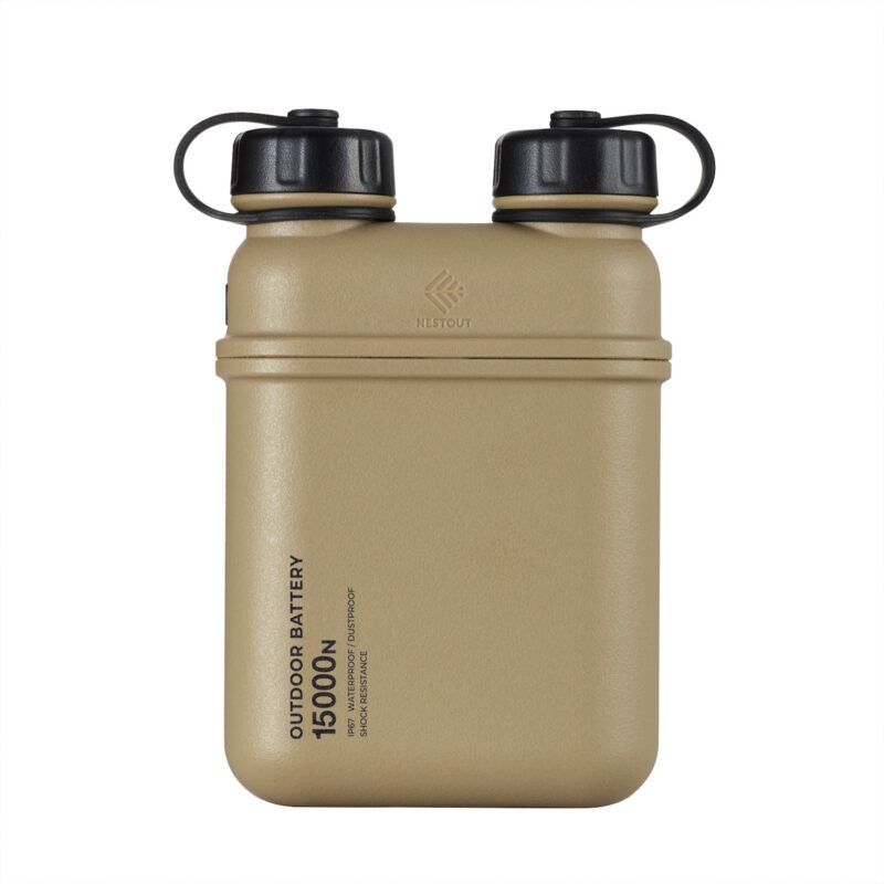 Nestout 15000maH Outdoor Power Bank-Tan Nestout 15000maH Outdoor Power Bank-Tan