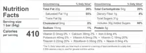 SOS Food Lab New Millennium Energy Bars