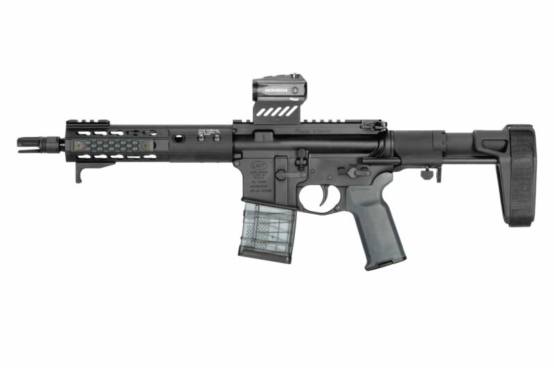 PDW_Black_Closed_Left_2626-RevStrapAug SBPDW stabilizing brace on AR pistol