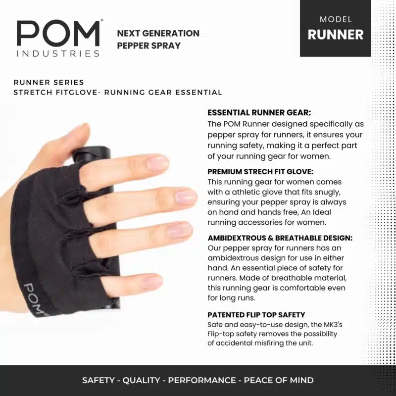 POM Industries RUNNER Pepper Spray1 POM Industries RUNNER Pepper Spray