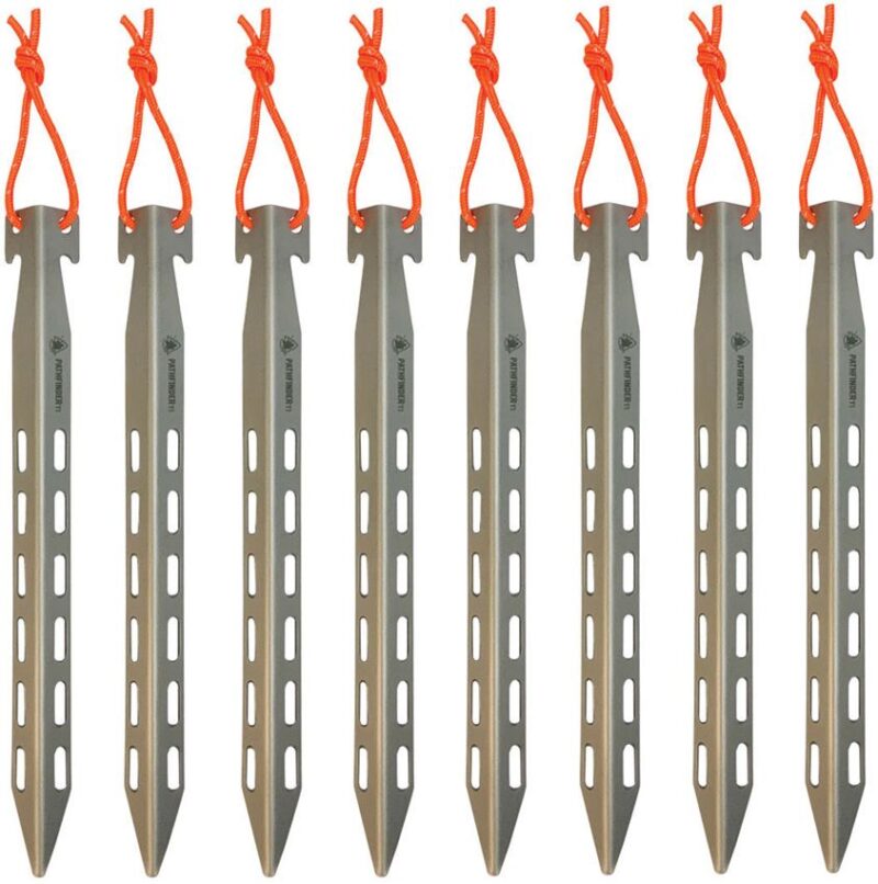 Pathfinder Titanium Tent Stake Set