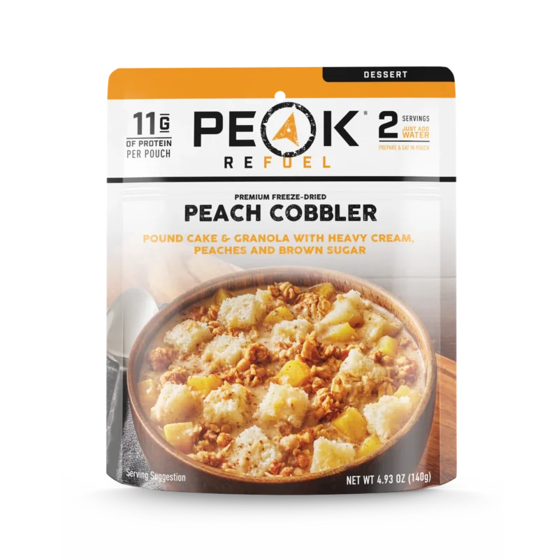 Peak Refuel Peach Cobbler