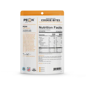 Peak Refuel Peanut Butter Chocolate Chip Cookie Bites