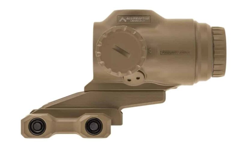 Primary Arms SLx 3X MicroPrism ACSS Raptor Red 5.56-308 FDEb Primary Arms SLx 3X MicroPrism ACSS Raptor Red FDE