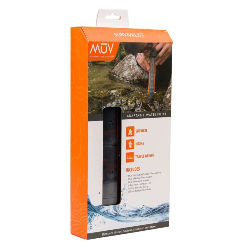 Renovo Water MUV Survivalist Water Filter REN-M-08-- Renovo Water MUV Survivalist Water Filter REN-M-08-