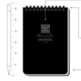 Rite in the Rain® 4x6 Top Spiral Notebook - BLK