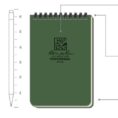 Rite in the Rain® 4x6 Top Spiral Notebook - GRN