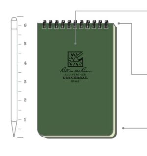 Rite in the Rain® 4x6 Top Spiral Notebook - GRN