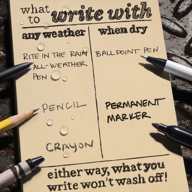 Rite in the Rain® Hard Cover Outdoor Journal6 Rite in the Rain® Hard Cover Outdoor Journal