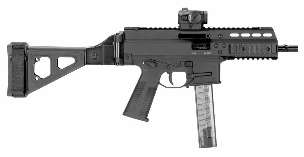 SBT stabilizing brace on B&T APC