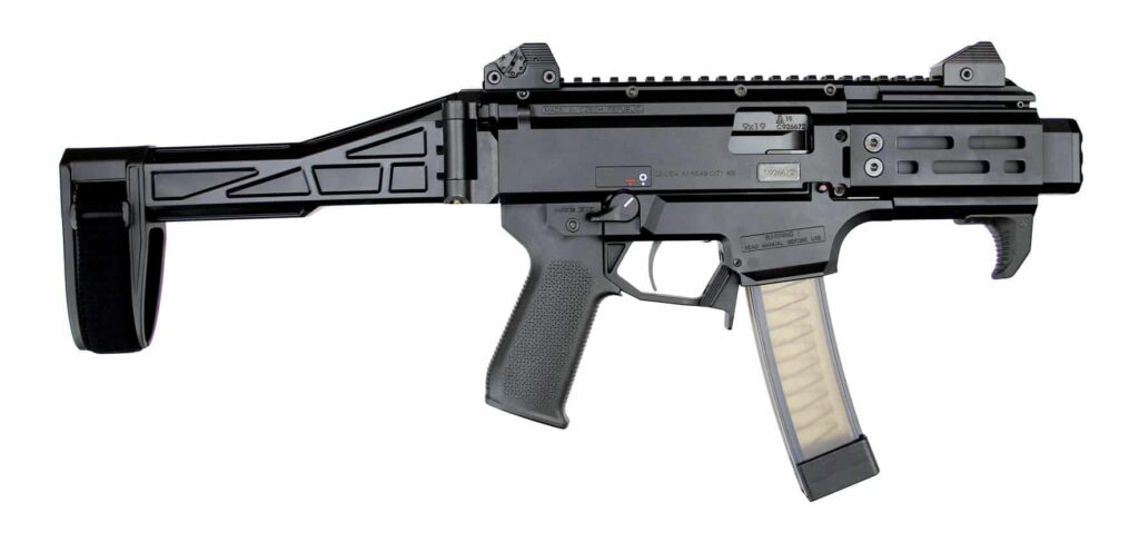SBTEVO-G2 (EVO2) brace on CZ Scorpion