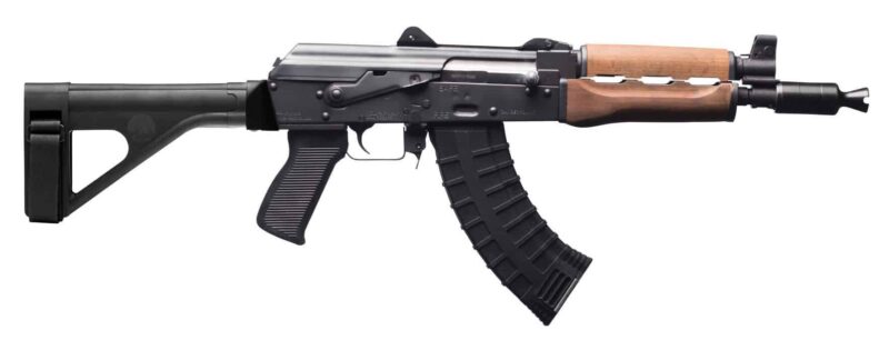 SOB47-AK-Right-Black-2022-web SOB47 pistol stabilizing brace on AK pistol