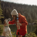 Sawyer Squeeze attached to Water Bottle Outdoors