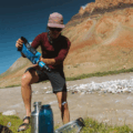 Sawyer Squeeze attached to Drinking Pouch