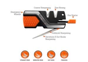 Sharpal 6-In-1 Knife Sharpener & Survival Tool