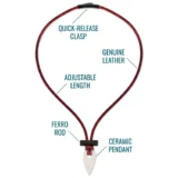 Wazoo Spark Necklace black zirconia