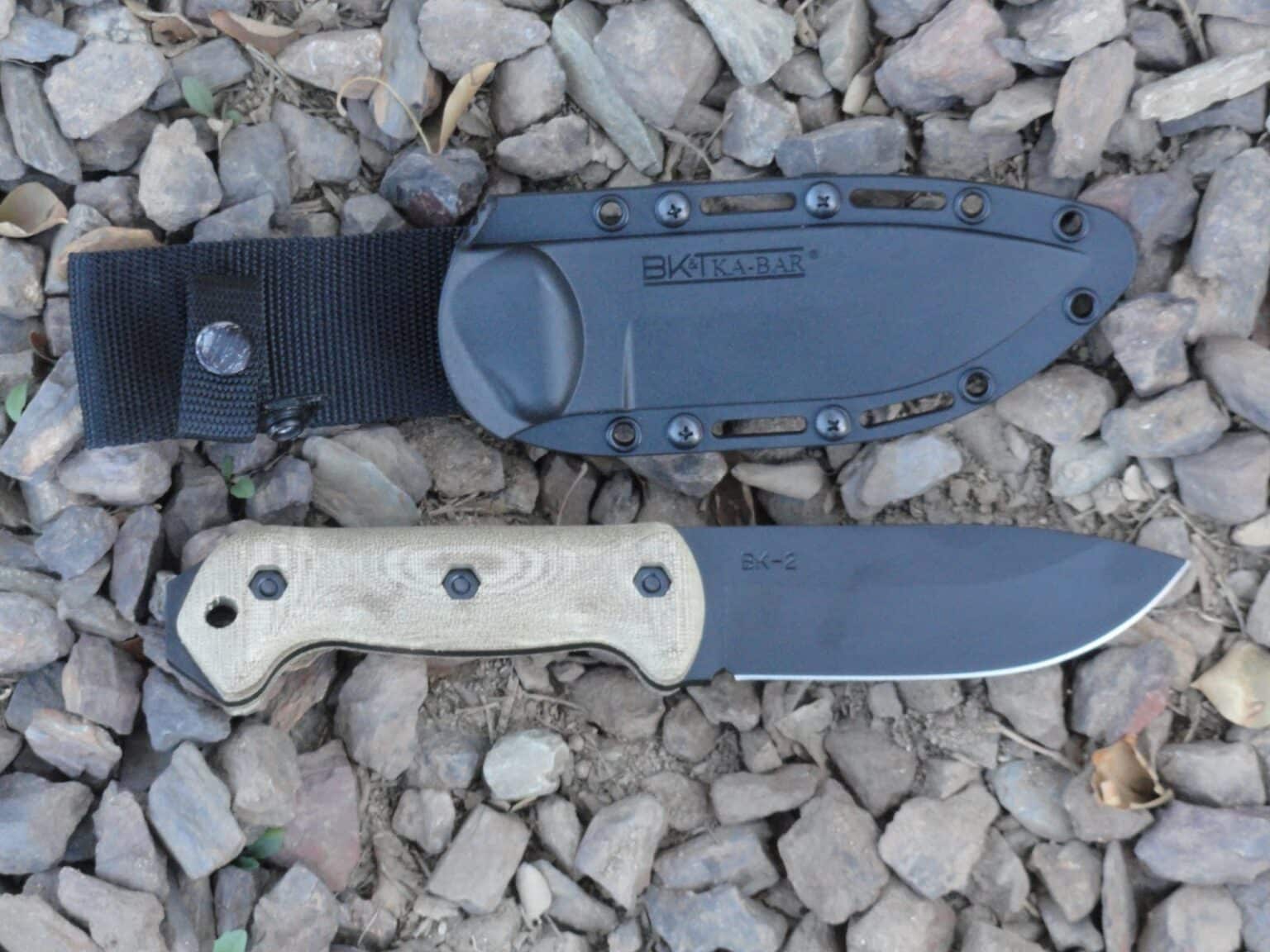 KA-BAR Micarta Handle Set for Large Becker Knives