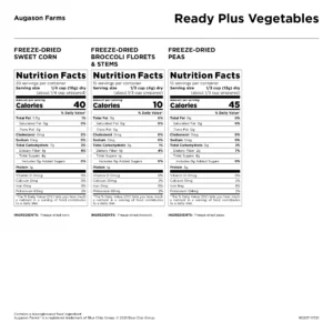 Augason Farms Vegetable Variety Pouch