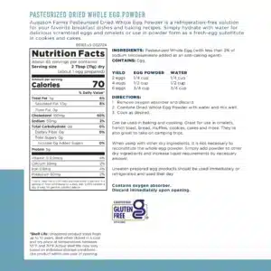 Augason Farms Whole Egg Powder