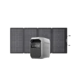 EcoFlow Delta 3 with 220W Bifacial Portable Solar Panel