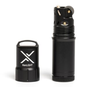 Exotac titanLIGHT refillable lighter - black