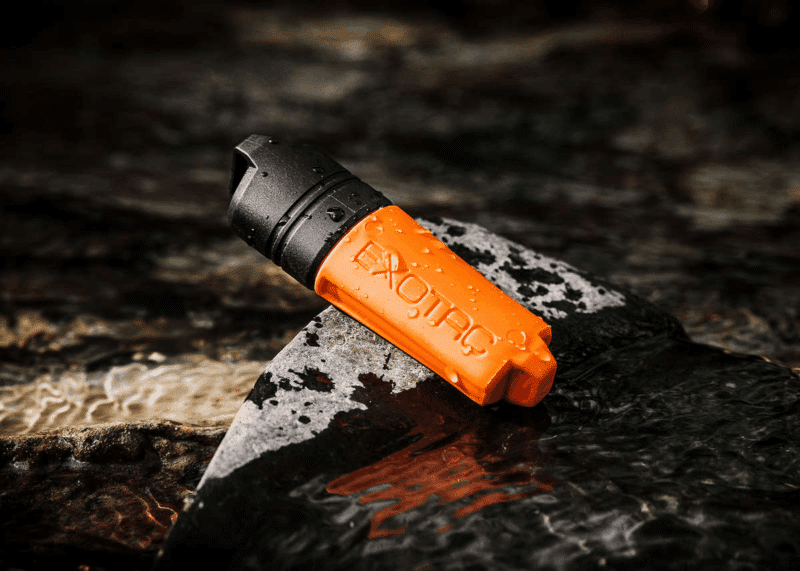 exotac-water-proof When capped, the fireSLEEVE will float and is waterproof