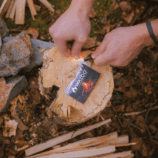FireCard shavings are highly flammable