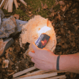FireCard starting a fire