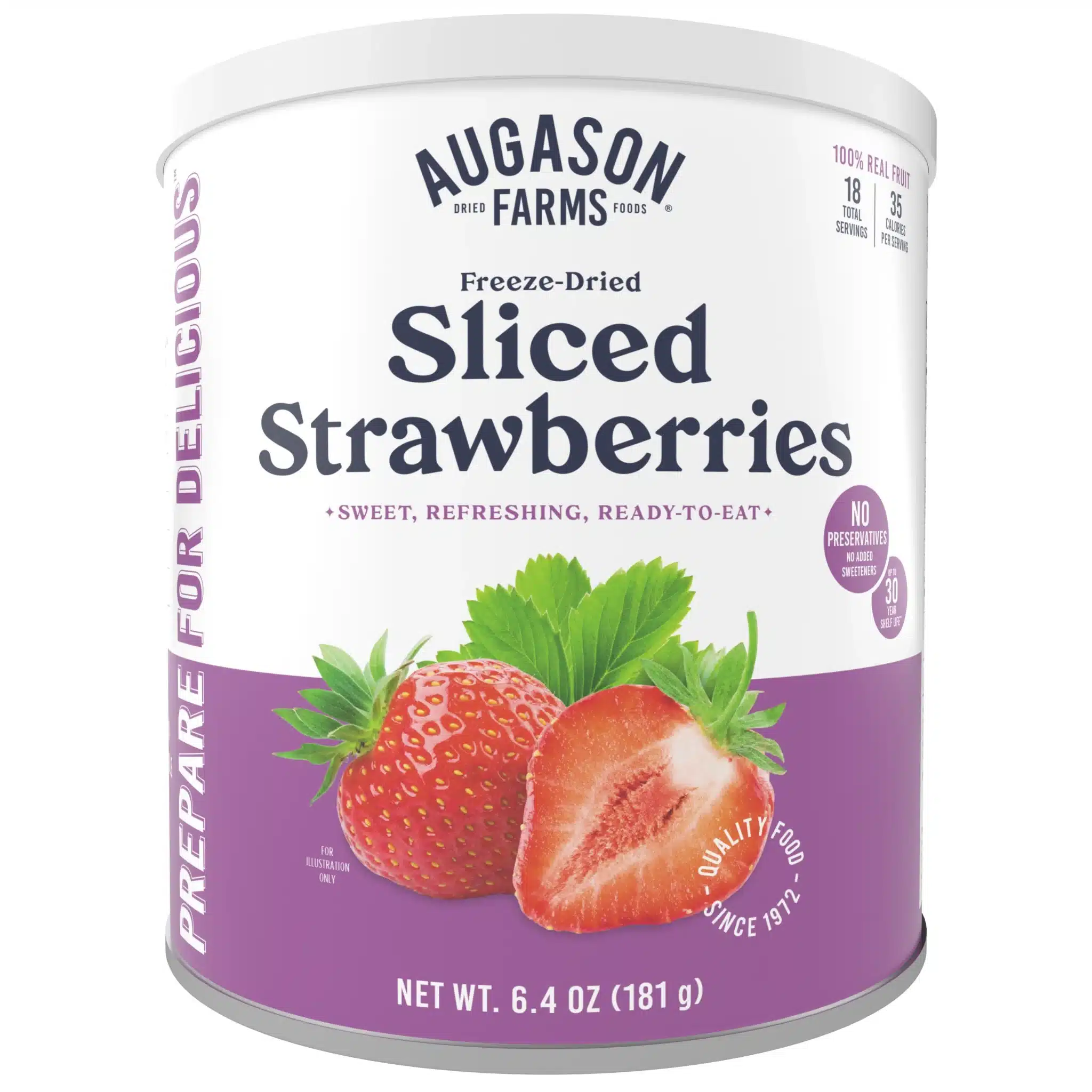 Augason Farms® Freeze-Dried Sliced Strawberries 🇺🇸 - Outlast Supply