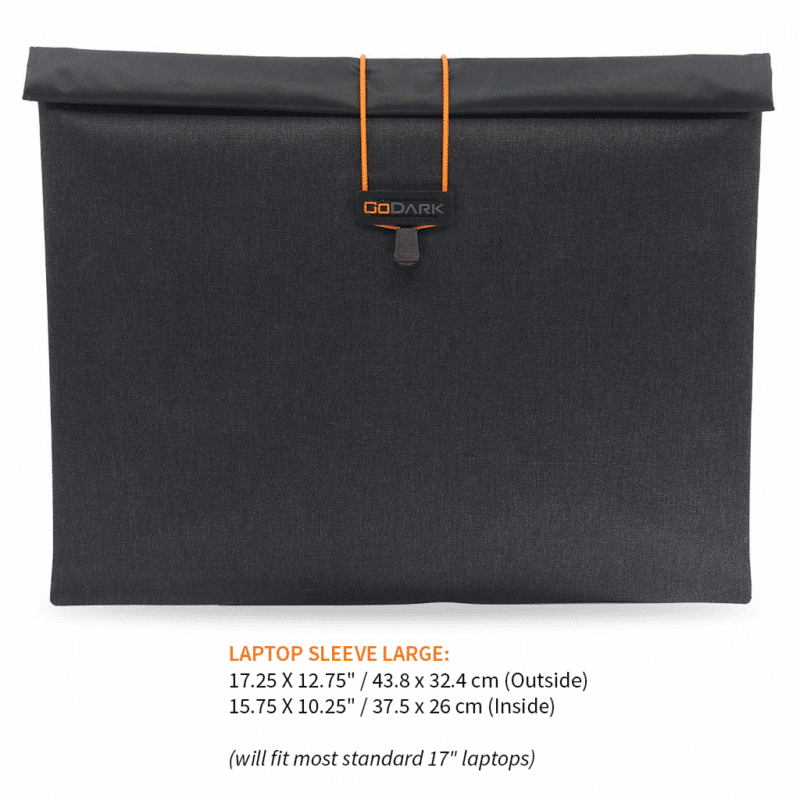 godark-farady-laptop-large-dimensions GoDark Faraday Laptop Sleeve - Large