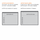 GoDark® Faraday Laptop Sleeve - Size Comparison