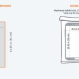 GoDark Faraday Bag for Tablets sizing guide