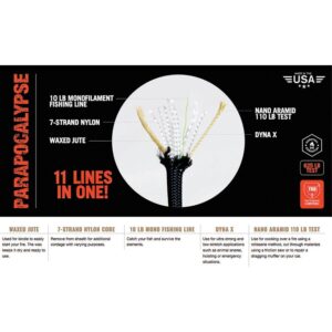 Atwood Rope MFG Parapocalypse Survivor Cord - Black