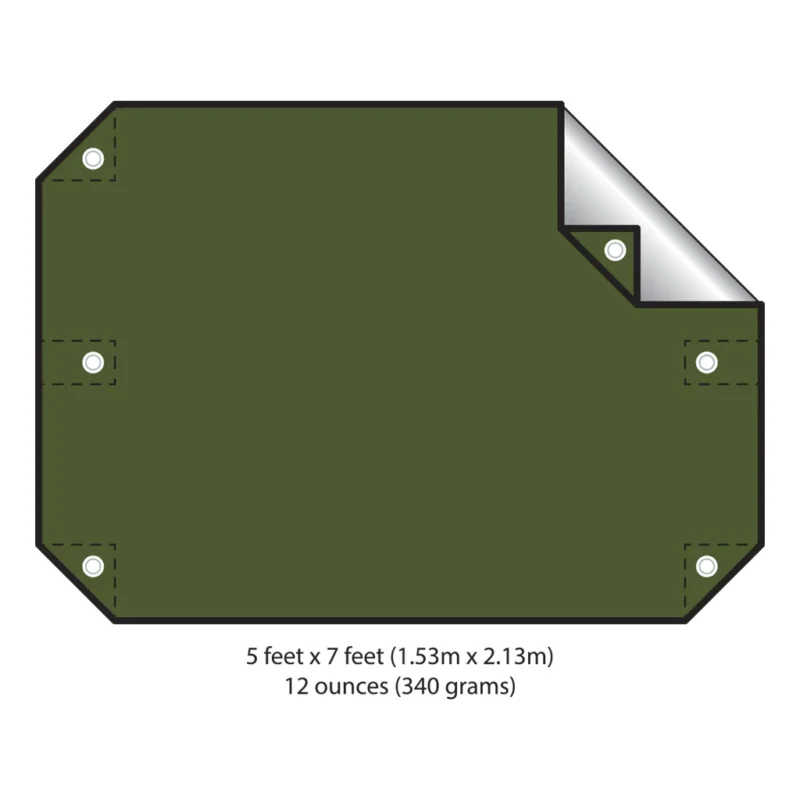 pathfinder-survival-blanket-od-green Pathfinder Survival Blanket OD Green