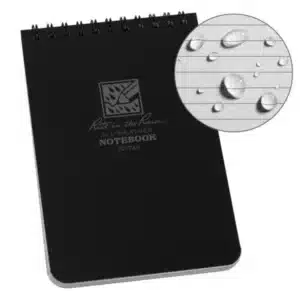 Rite in the Rain 4x6 Top Spiral Notebook - BLK